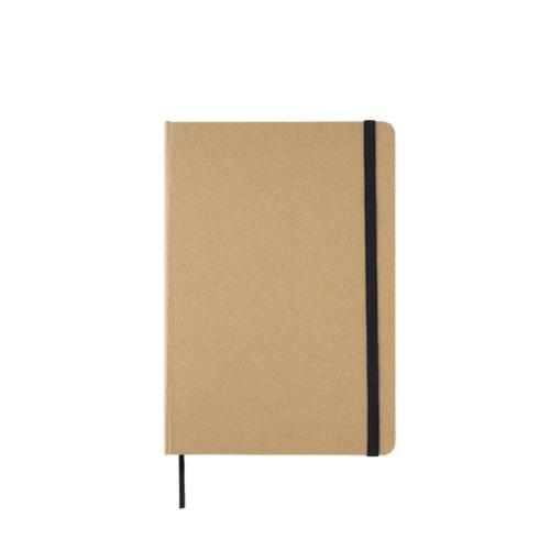 A5 recycled kraft notebook black