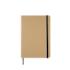 A5 recycled kraft notebook black