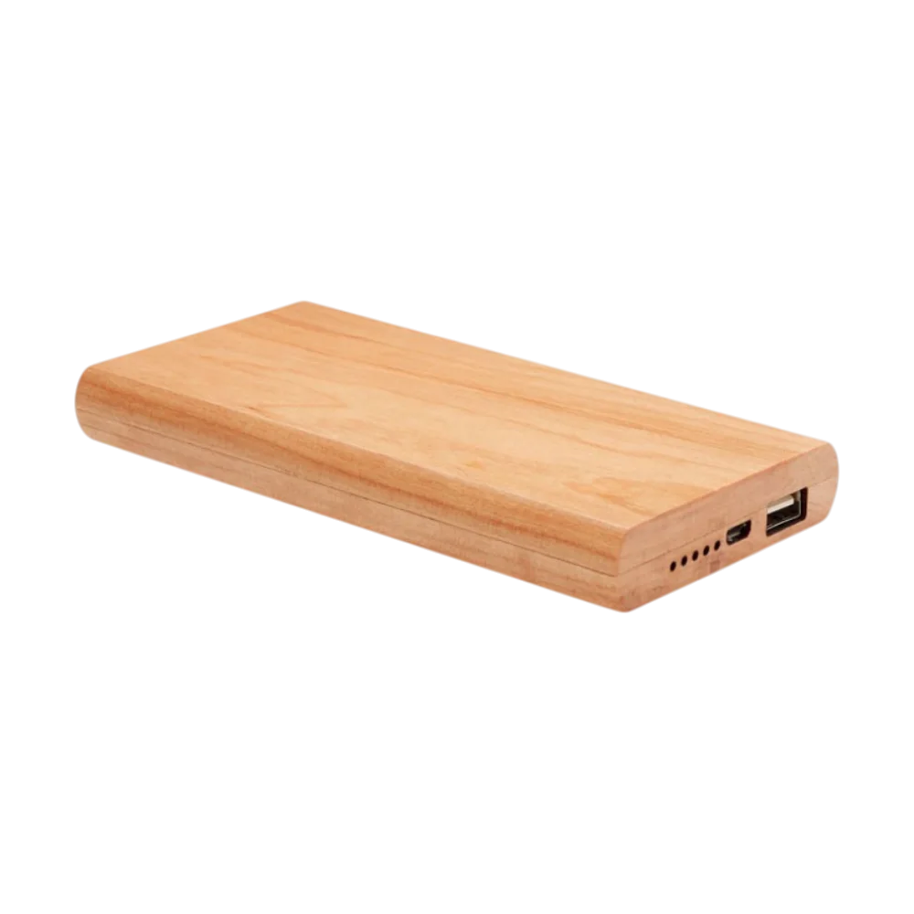 PDP - arenapowerpowerbank4000mahbamboo square #F8F8F8 background