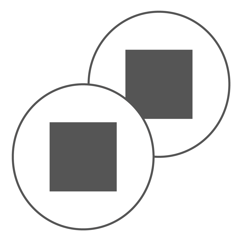 30 x 30 mm - Voor & Achter