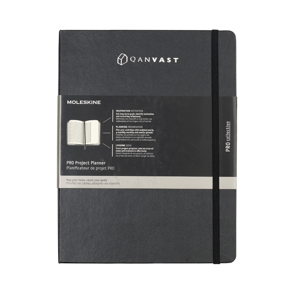 PDP - moleskinehardcoverruledxlprofessionalprojectplanner square #00000000 background
