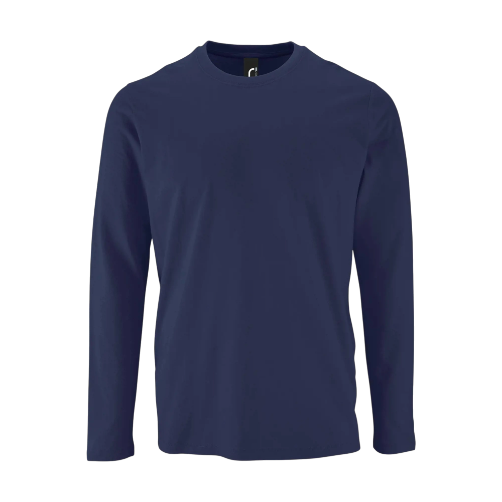 tshirtslongsleevesbasicsols french navy