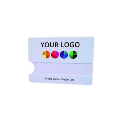 Badge James - Single line window