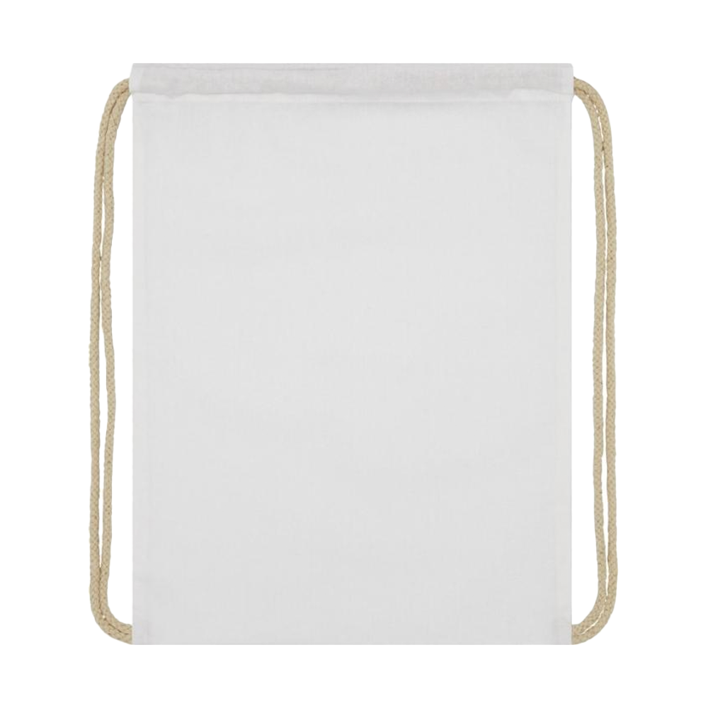 3. Oregon 140 g m² cotton drawstring bag 5L White