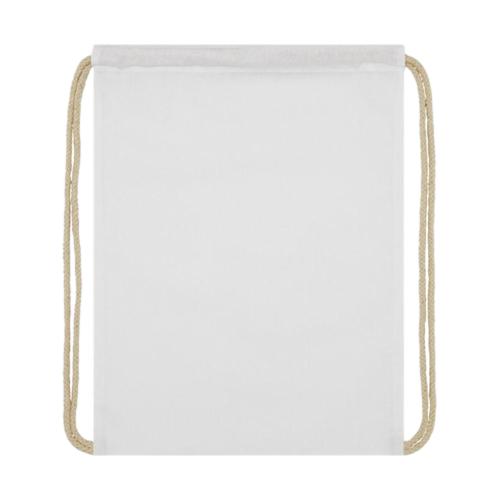 3. Oregon 140 g m² cotton drawstring bag 5L White