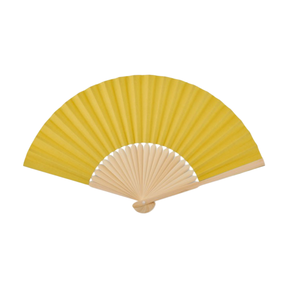 ICON - papermanuelhandfan yellow