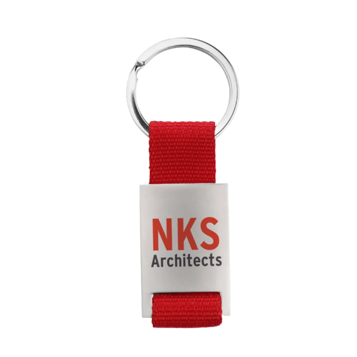 Metal Rectangular Key Ring main image