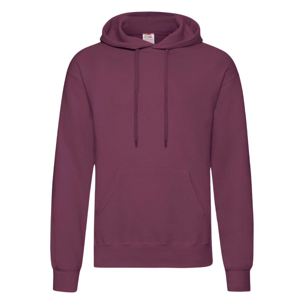 Fruit of the Loom Classic Hoodie ICON Burgundy
