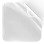 Transparent plastic film