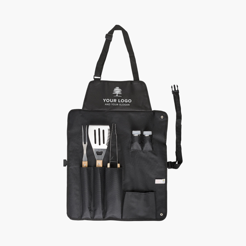 RVS barbecue set