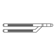 300 x 16 mm - On both straps