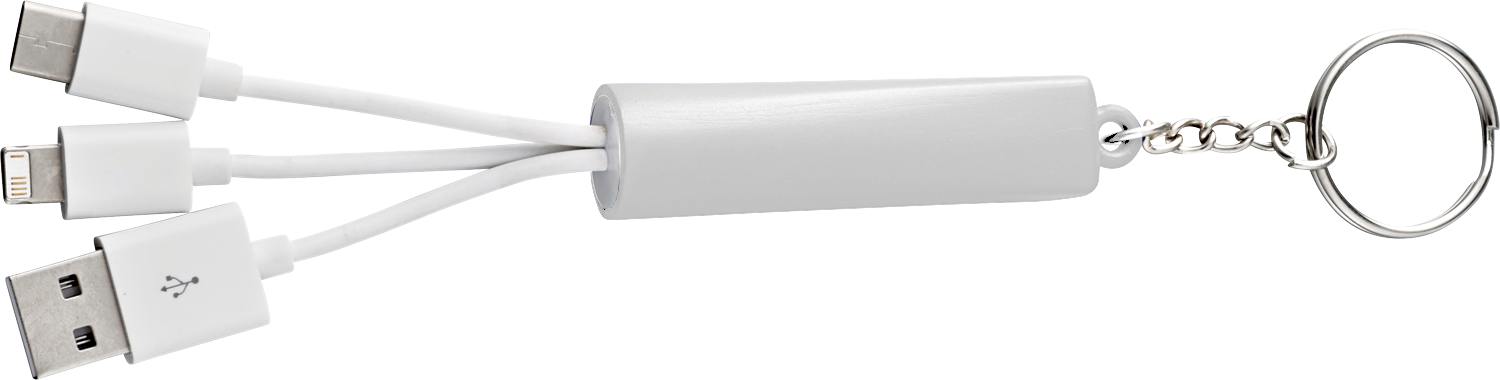 white keychain