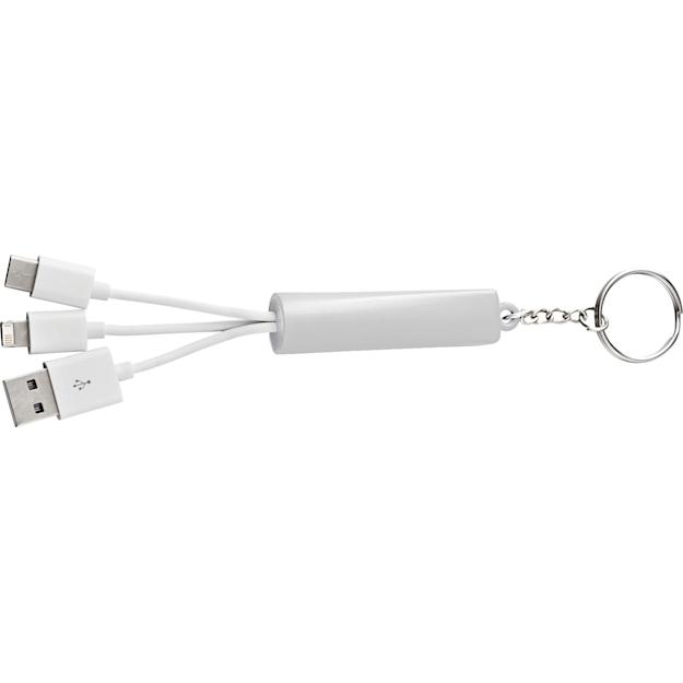 white keychain