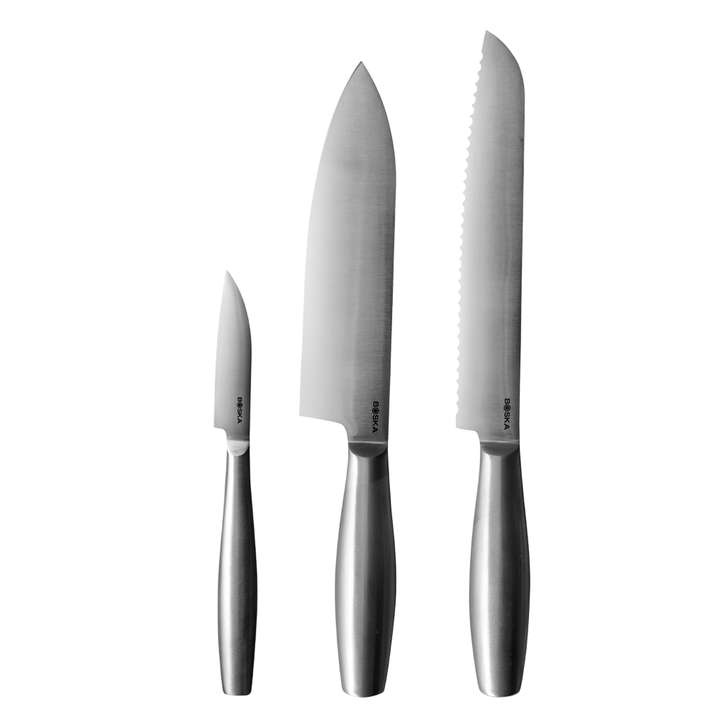 Boska Copenhagen Küchenmesser-Set aus Edelstahl