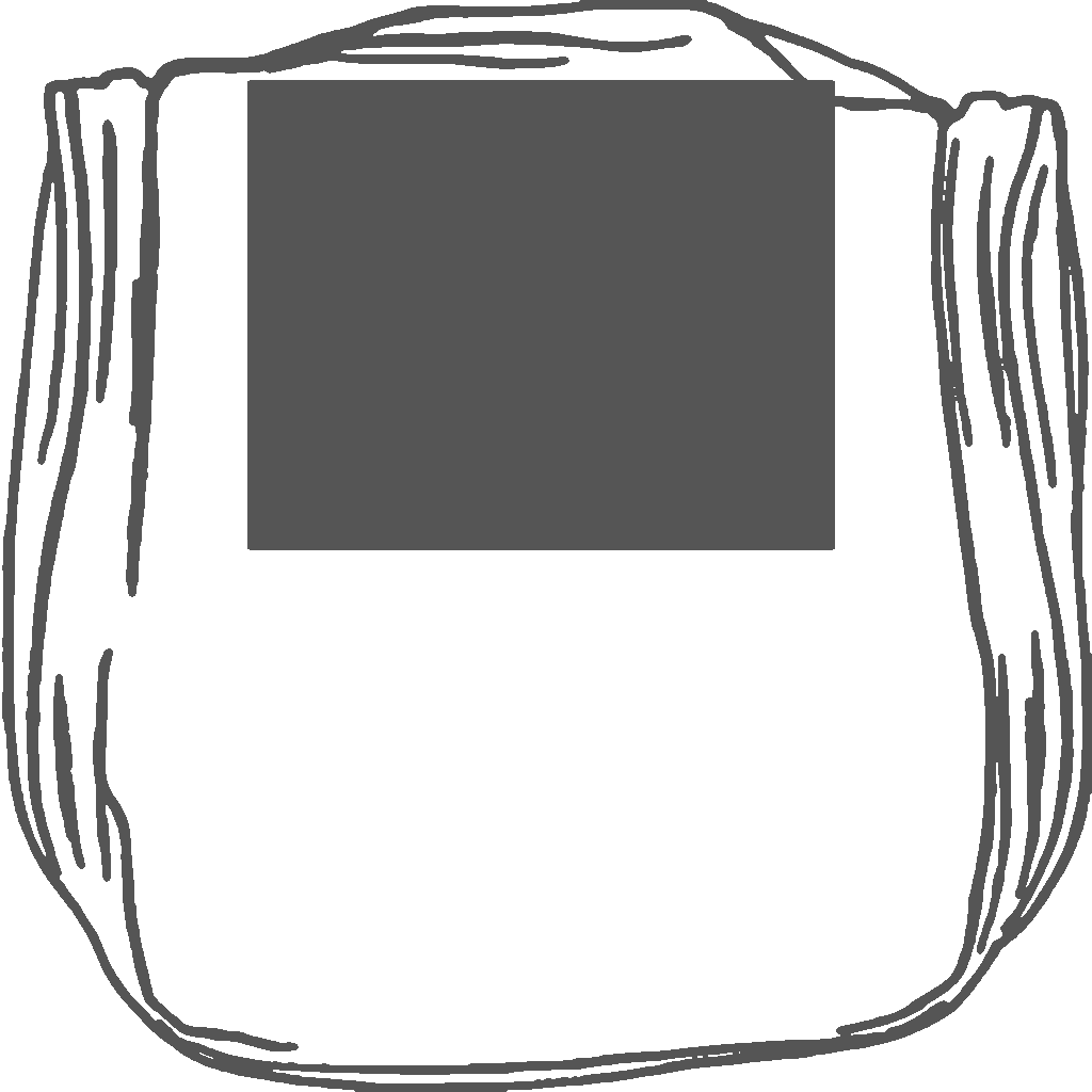 100 x 80 mm - On the flap