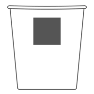 20 x 20 mm - On the Cup