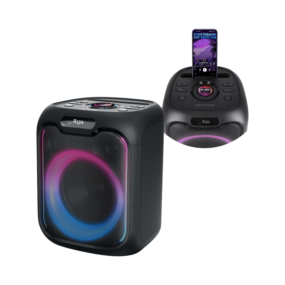 Muse party speaker met microfoon