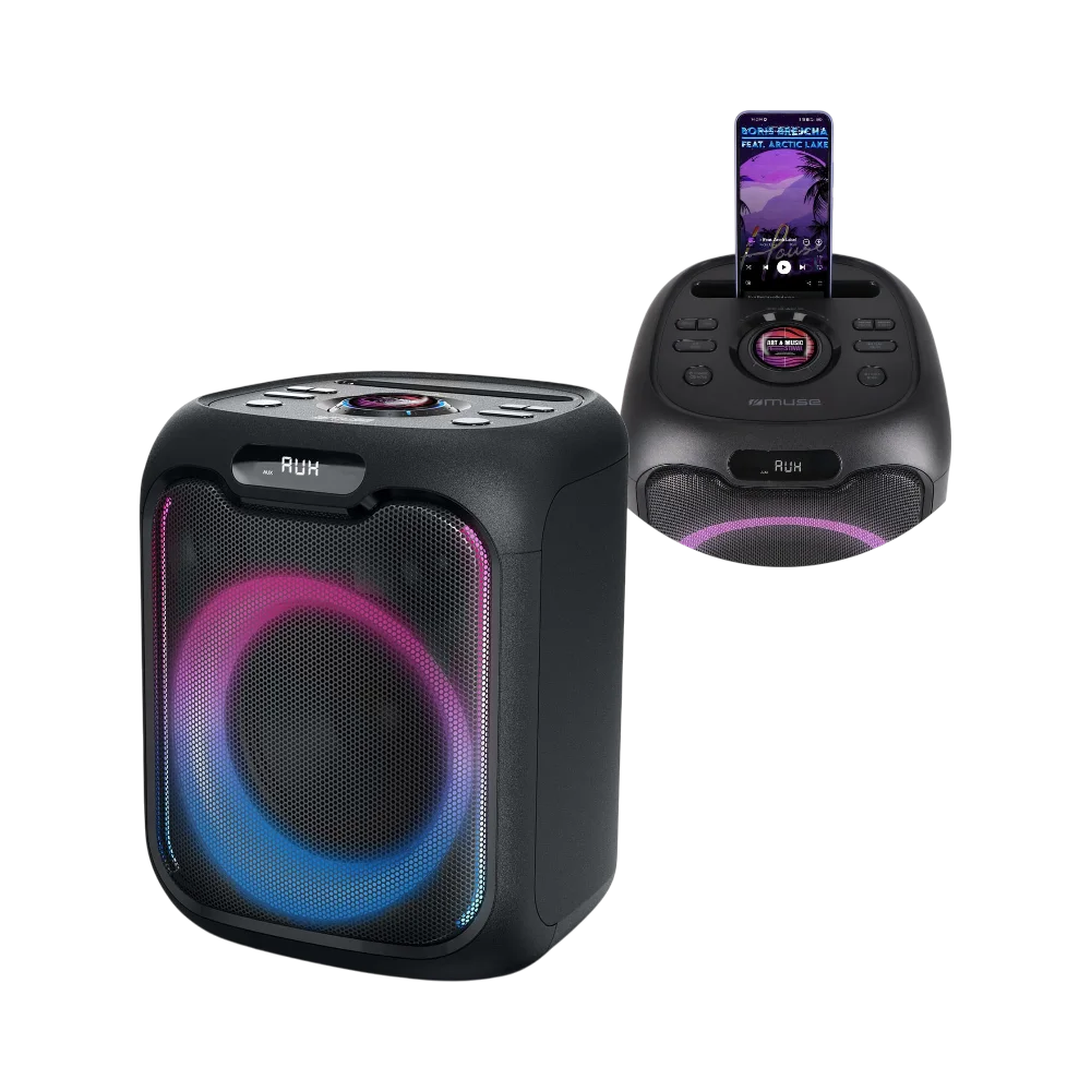 PDP - m1803musepartyspeakerwithmicrophone150w square #00000000 background