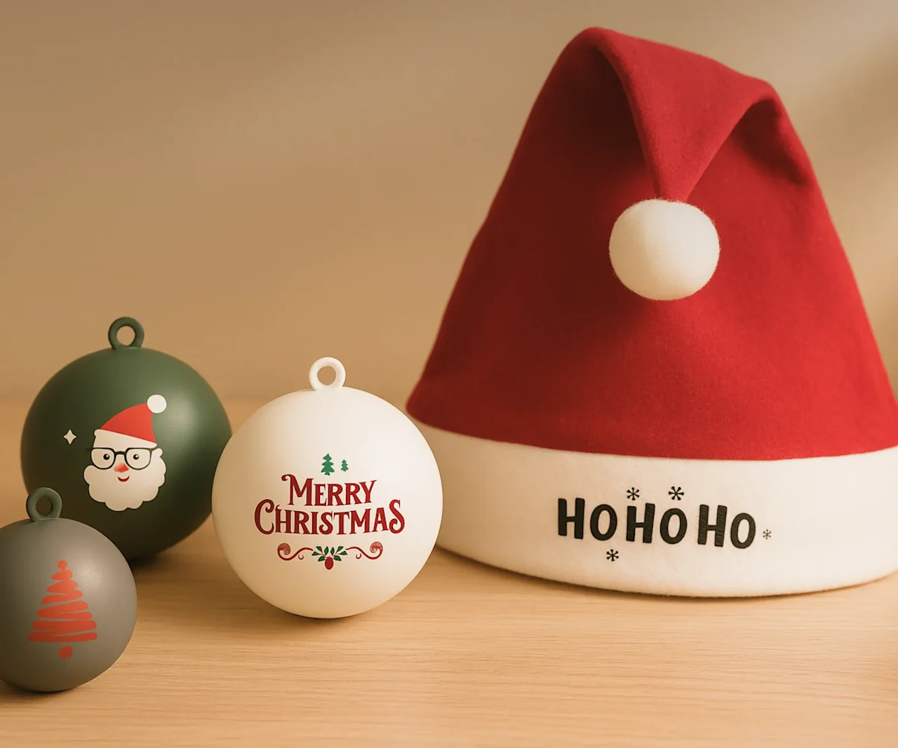 Gepersonaliseerde kerstcadeaus en -decoratie