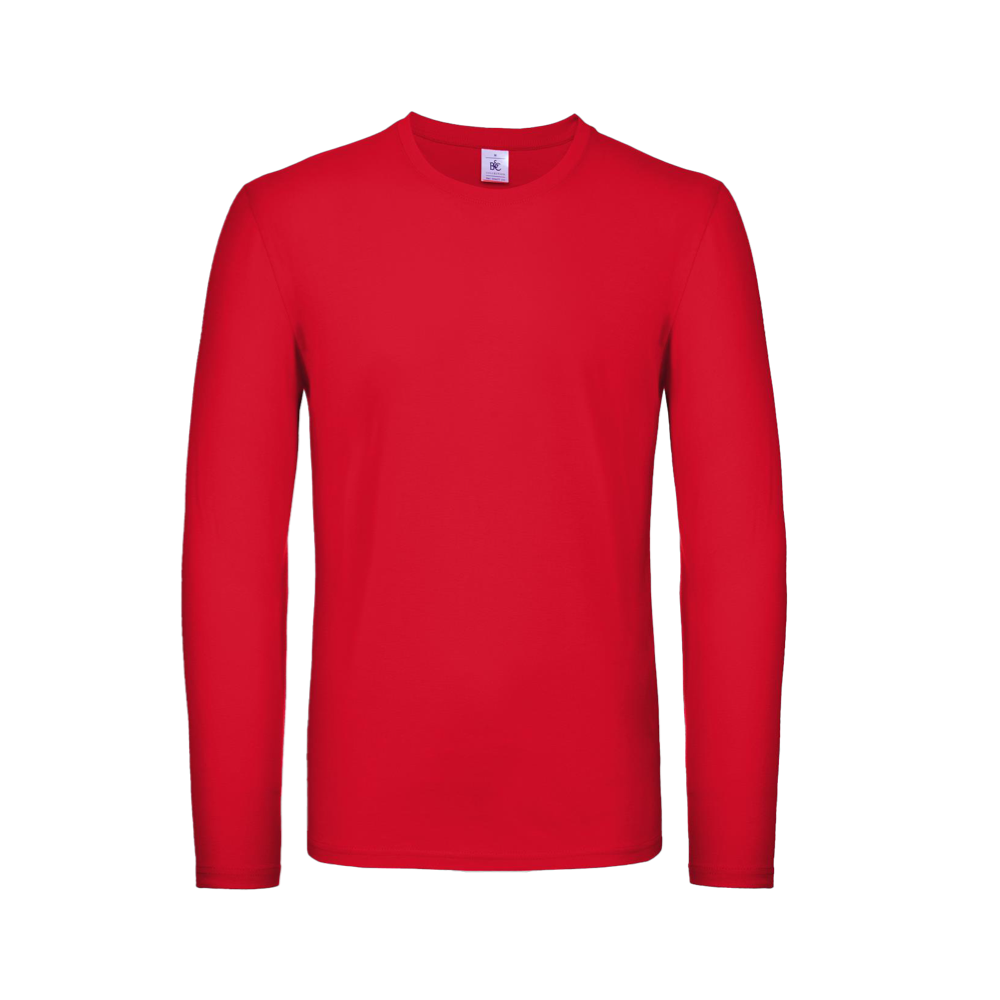 B&C Longsleeve T ICON red