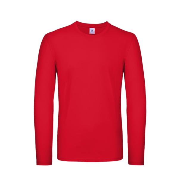 B&C Longsleeve T ICON red