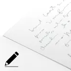White offset paper  340 gsm