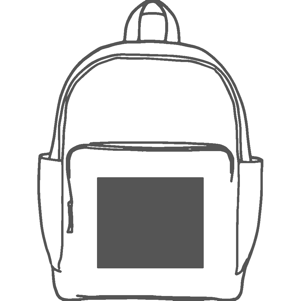 Front Pocket | 7H x 6W in