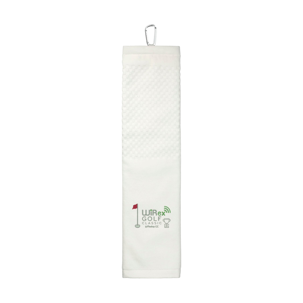Golf Towel with Scrubber