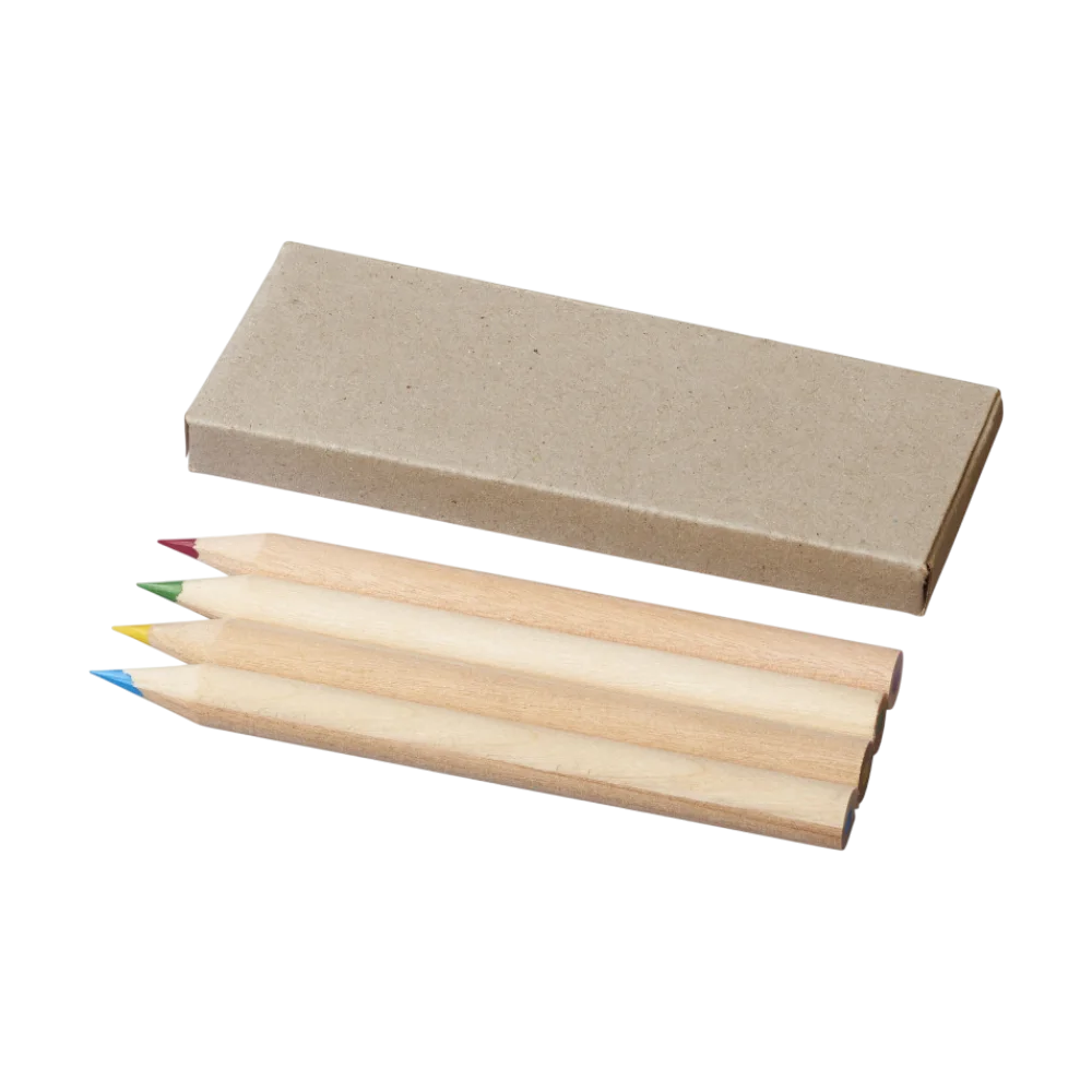 PDP - tullik4piececolouredpencilset square #F8F8F8 background