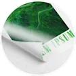 Single-sided gloss lamination