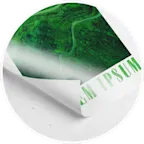 Single-sided gloss lamination