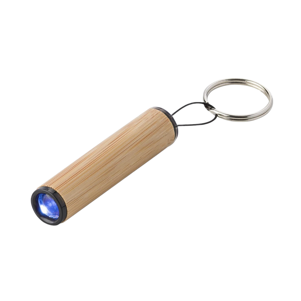 Mini Torcia in Bambù con Portachiavi