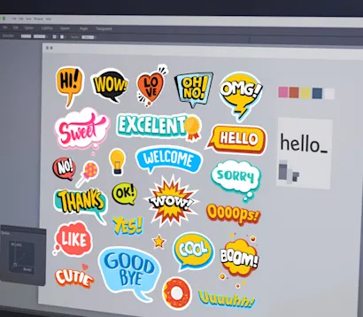 Wie man mit personalisierten Sticker kreativ werden kann