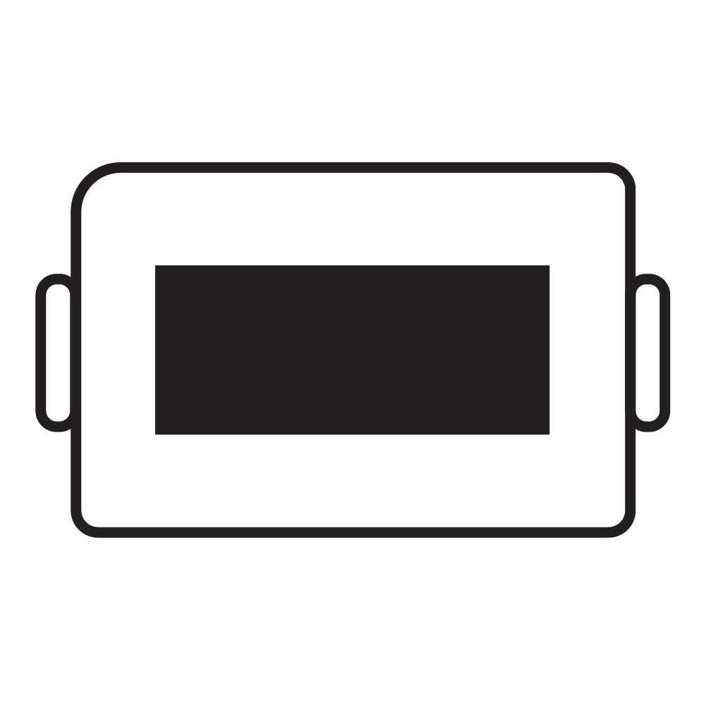 120 x 60 mm - Zeefdruk