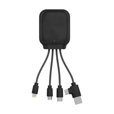 Powerbank Xoopar Iné Gamma in pelle riciclata con cavo di ricarica