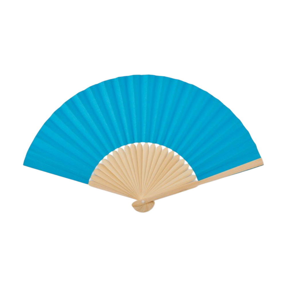 ICON - papermanuelhandfan turquoise