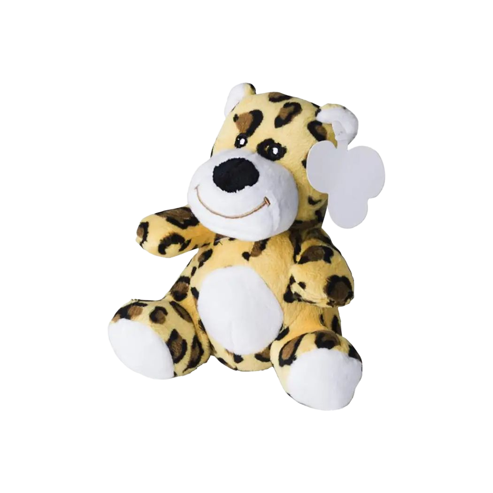 Plush Leopard - three-quarter view