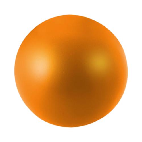 Cool round stress reliever orange