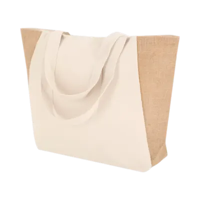 Borsa Shopper in Juta e Cotone