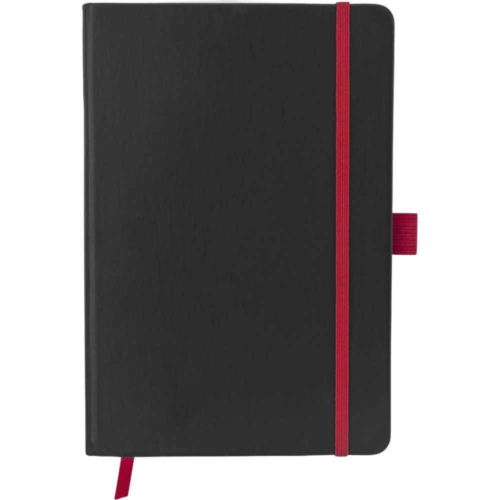 colouredgehardcovernotebooka5.color.solid_black_red - colouredgehardcovernotebooka5_solid_black_red