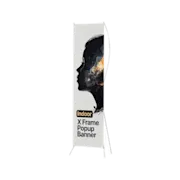 Banners with X frame