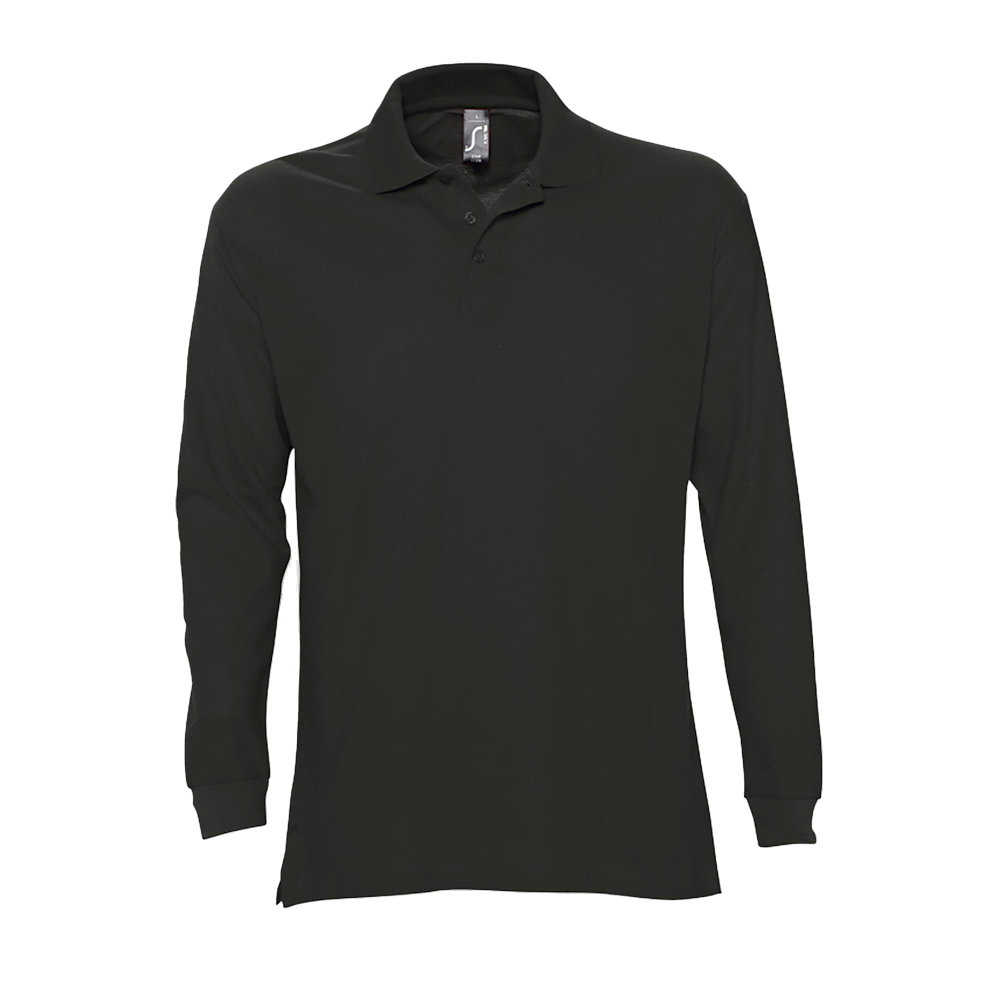 Sols Basic Long Sleeve Polo ICON black