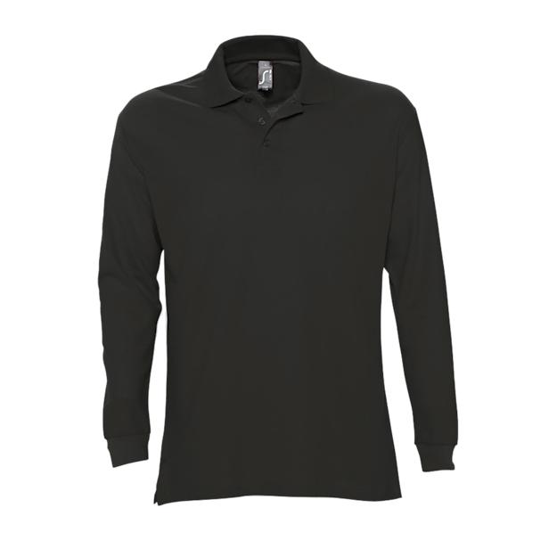 Sols Basic Long Sleeve Polo ICON black