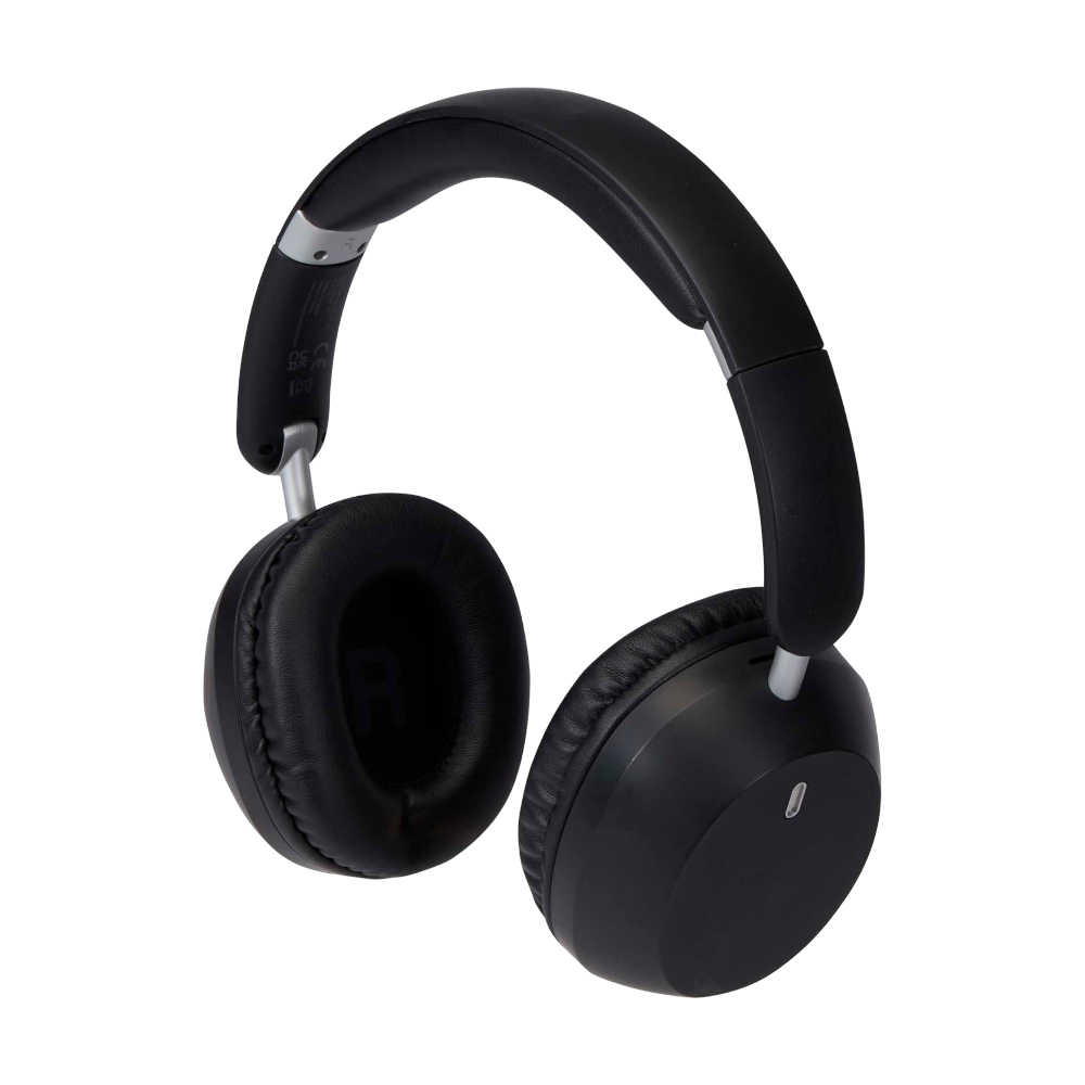 ICON - hoggarrecycledplasticheadphone solid_black