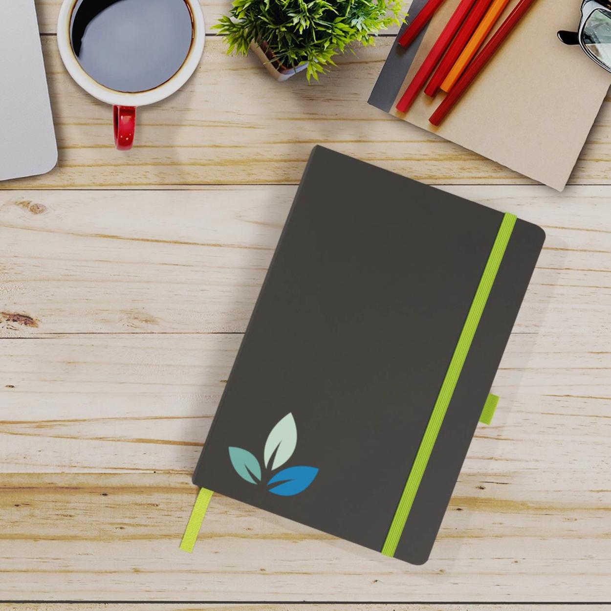 Colour-edge A5 Hard Cover Notebook | HelloPrint