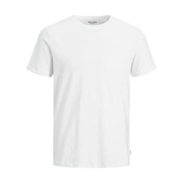 ICON - jackjonesorganicessentialteerneckshortsleeve white