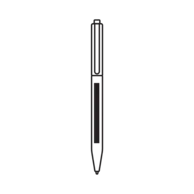 55 x 5 mm - In front of the clip