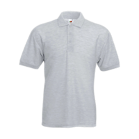 tshirtfruitoftheloompolo632120w634020m heather grey