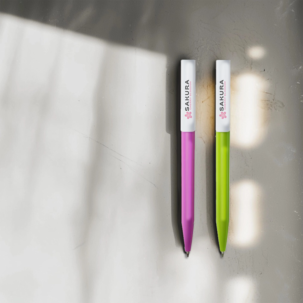 Stylo à bille en plastique recyclé Unix | HelloPrint