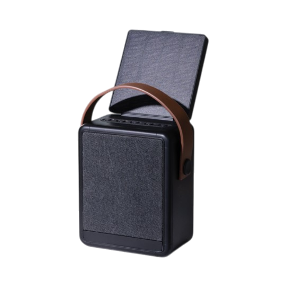 Enceinte solaire 12W en plastique recyclé